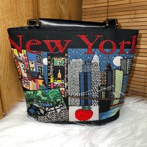 90s / Y2K Beaded New York City Bag